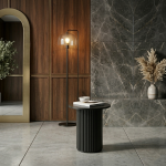 NOIR FLUTED SIDE TABLE