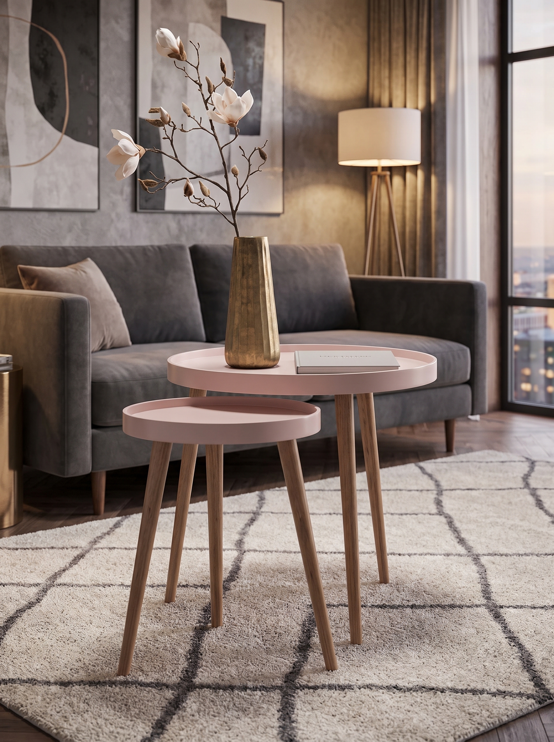 BLUSH NESTING TABLE - Image 4