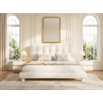 CLOUD PETAL BOUCLE BED
